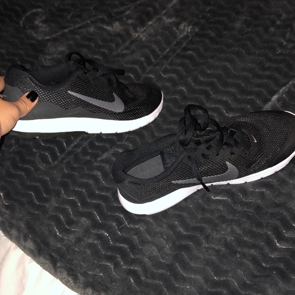 A pair of Nike running shoes